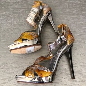 Massimo Dogama snake sandals size 7